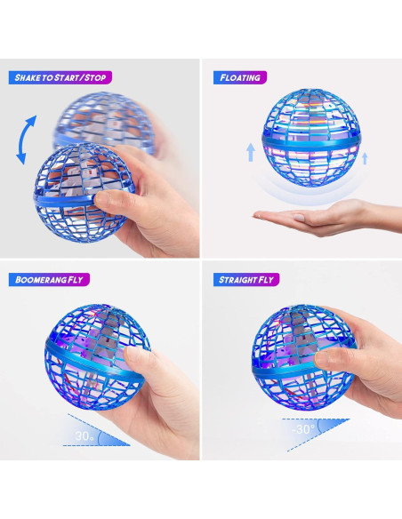 Bola Flotante Orbital Dron Kidsjoy Azul - Juguete Volador 6-12 Años Bola Flotante Orbital Dron Kidsjoy Azul - Juguete Volador 6-12 Años