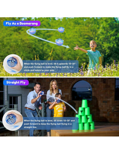 Bola Flotante Orbital Dron Kidsjoy Azul - Juguete Volador 6-12 Años