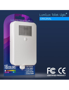 Luz de Inodoro LumiLux LED 16 Colores con Sensor de Movimiento 2