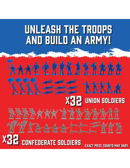 Juego de figuras de acción Guerra Civil SCS Direct - 100 piezas Juego de figuras de acción Guerra Civil SCS Direct - 100 piezas