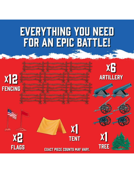 Juego de figuras de acción Guerra Civil SCS Direct - 100 piezas Juego de figuras de acción Guerra Civil SCS Direct - 100 piezas