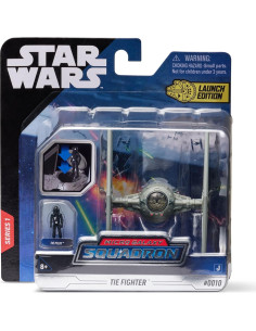 Caza TIE Micro Galaxy Star Wars JAZWARES 7.62 cm con Piloto 2