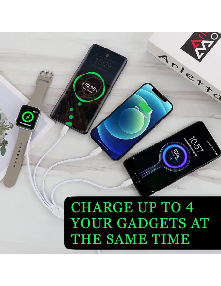 Cable de Carga 4 en 1 Shenzhen Weichuangheng 1m Rápido