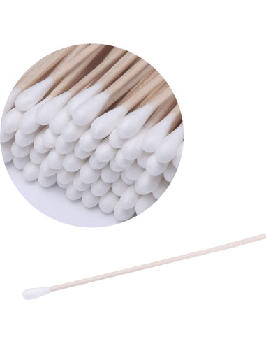 Bastones de Algodón Tbestmax 15 cm - 500 Pcs Estériles