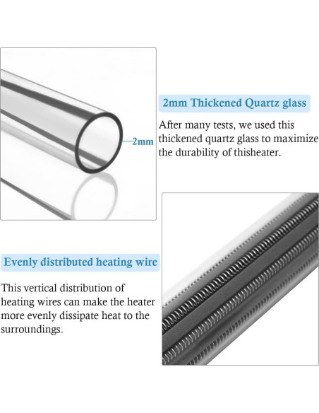 Calentador de Acuario HITOP 50W Ajustable 20-34C Vidrio Engrosado Calentador de Acuario HITOP 50W Ajustable 20-34C Vidrio Engrosado