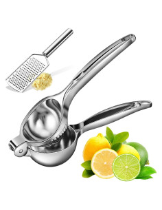 Exprimidor Manual de Limón RASSE de Acero Inoxidable 236ml