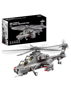 Set de Bloques de Construcción Helicóptero Fuerza Aérea 272 Piezas