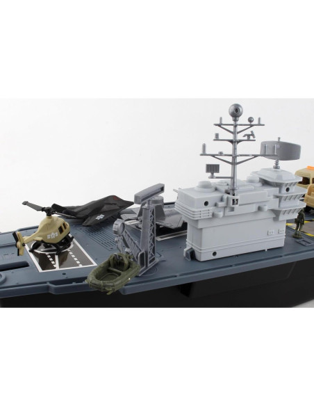 Portaaviones Daron BP96243 83.8 cm con 3 Aviones y 19 Piezas