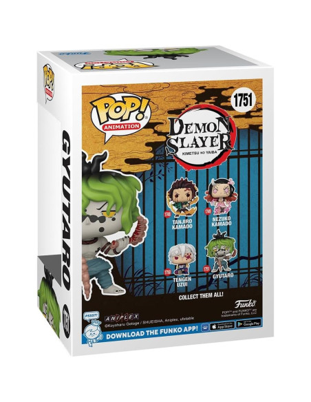 Figura Funko POP Gyutaro Demon Slayer 12 cm Vinilo Coleccionable