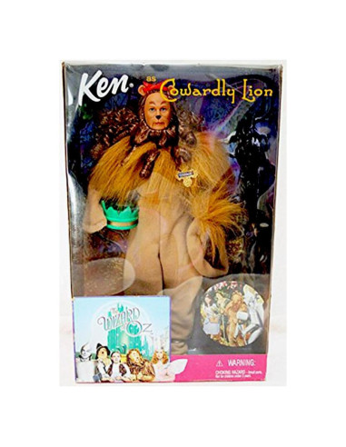 Muñeca Barbie Ken León Cobarde El Mago de Oz 32.5cm