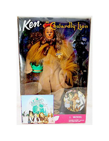Muñeca Barbie Ken León Cobarde El Mago de Oz 32.5cm