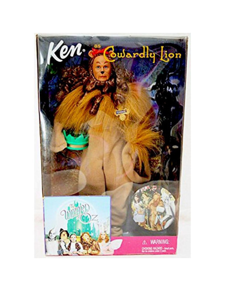 Muñeca Barbie Ken León Cobarde El Mago de Oz 32.5cm