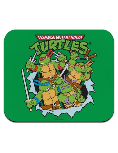 Alfombrilla de Ratón Tortugas Ninja Retro 23.6x19.8cm Graphics & More