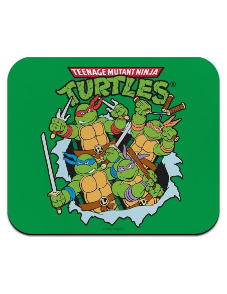 Alfombrilla de Ratón Tortugas Ninja Retro 23.6x19.8cm Graphics & More