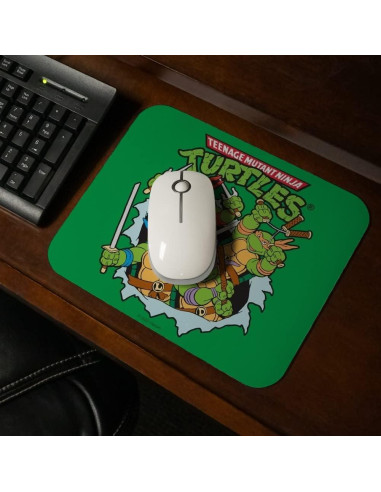 Alfombrilla de Ratón Tortugas Ninja Retro 23.6x19.8cm Graphics & More