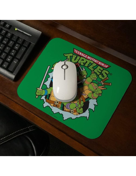 Alfombrilla de Ratón Tortugas Ninja Retro 23.6x19.8cm Graphics & More