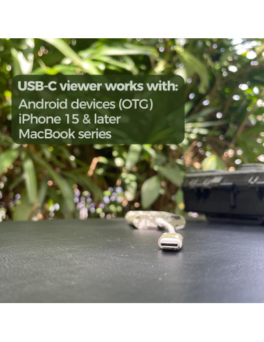 Visor de Cámara de Sendero Cabor USB-C para iPhone y Android