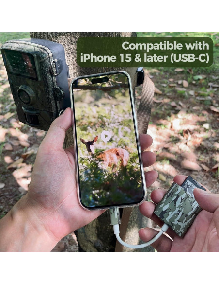 Visor de Cámara de Sendero Cabor USB-C para iPhone y Android