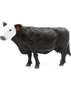 Pareja de Vaca y Ternero Black Baldy Little Buster Toys 2