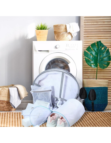 Kit de Lavado de Zapatos 24 Piezas FoldTier - Bolsas y Cepillos