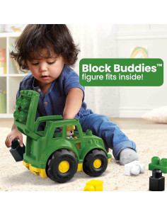Juego de Construcción Mega Bloks John Deere Tractor 6 Piezas 2