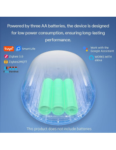 Robot de Cortina Inteligente Zigbee DILANG, Control Remoto y Voz 2