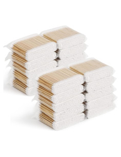 Hisopos de Algodón Ecológicos Simetufy 2000 Piezas Doble Punta