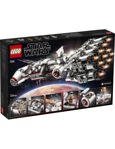 LEGO Star Wars Tantive IV 75244 - 1768 Piezas, 5 Minifiguras