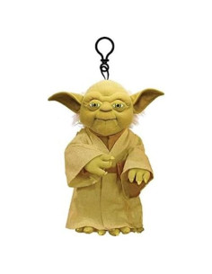 Peluche Yoda Star Wars 20 cm con Clip y Compartimento