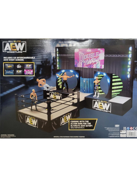 Escenario de Entrada Pop Up AEW Jazwares 56x91 cm Escenario de Entrada Pop Up AEW Jazwares 56x91 cm