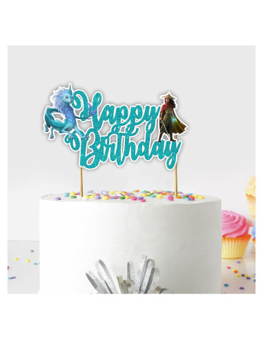 Adorno de Pastel de Cumpleaños Raya y el Último Dragón