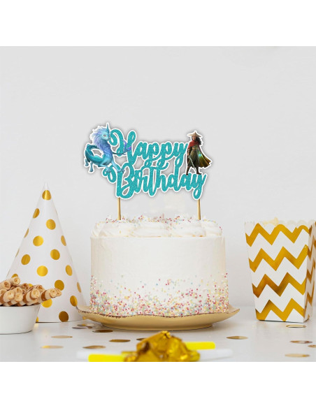 Adorno de Pastel de Cumpleaños Raya y el Último Dragón