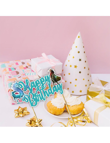 Adorno de Pastel de Cumpleaños Raya y el Último Dragón