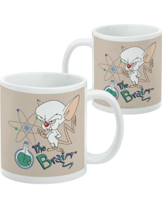 Taza de Cerámica Pinky y el Cerebro 311ml Blanca 2
