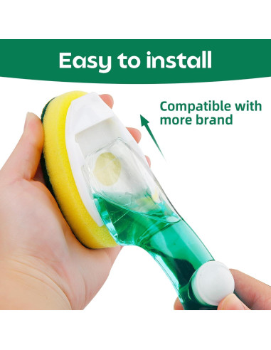 Mango de Lavar Platos LMSMW con 3 Cabezas Reemplazo No Rayas