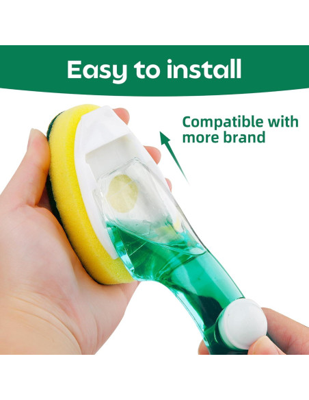 Mango de Lavar Platos LMSMW con 3 Cabezas Reemplazo No Rayas Mango de Lavar Platos LMSMW con 3 Cabezas Reemplazo No Rayas