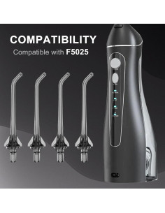 Puntas de Reemplazo para Irrigador Bucal Nicwell Oralfree - 4 Unidades 2