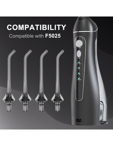 Puntas de Reemplazo para Irrigador Bucal Nicwell Oralfree - 4 Unidades