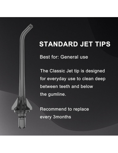 Puntas de Reemplazo para Irrigador Bucal Nicwell Oralfree - 4 Unidades