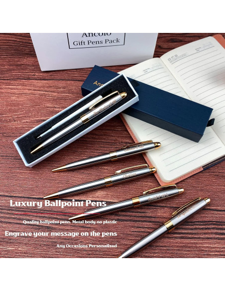 Conjunto de bolígrafos de lujo Ancolo - Personalizados 5PCS