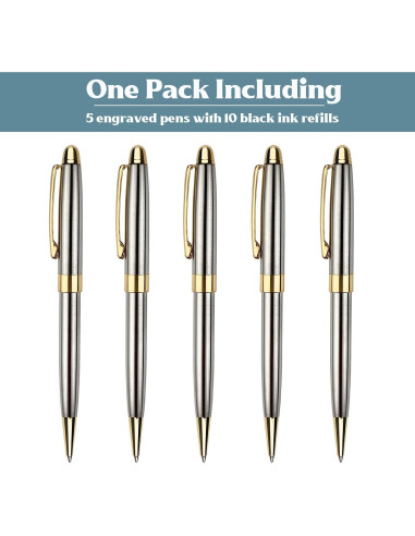 Conjunto de bolígrafos de lujo Ancolo - Personalizados 5PCS