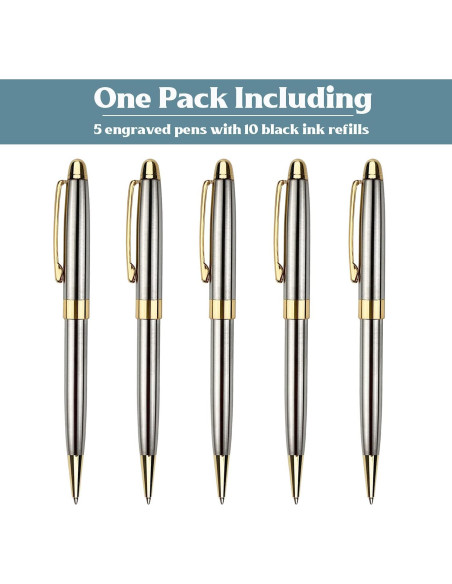 Conjunto de bolígrafos de lujo Ancolo - Personalizados 5PCS