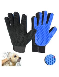 Guante de Aseo para Mascotas Genérico Azul - 2 Piezas
