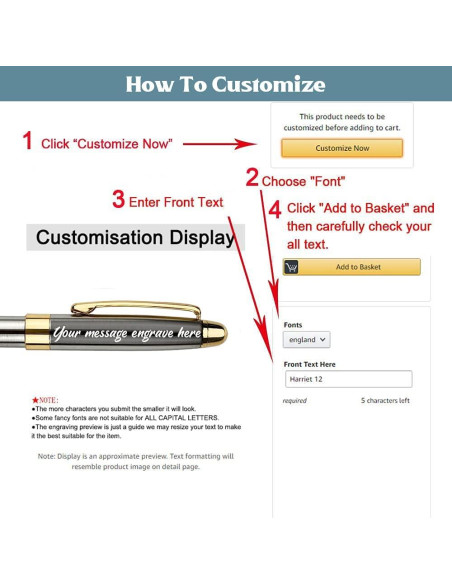 Conjunto de bolígrafos de lujo Ancolo - Personalizados 5PCS