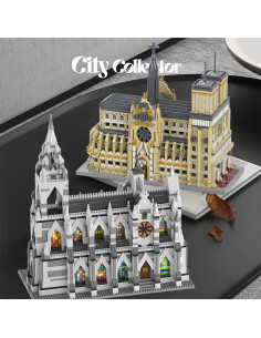 Juego de Bloques de Construcción GOTIMON Mini Catedral Notre Dame 2908 Piezas 2