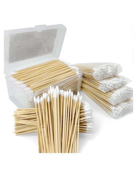 500 Bastones de Limpieza de Algodón 15.24 cm Point-Ring