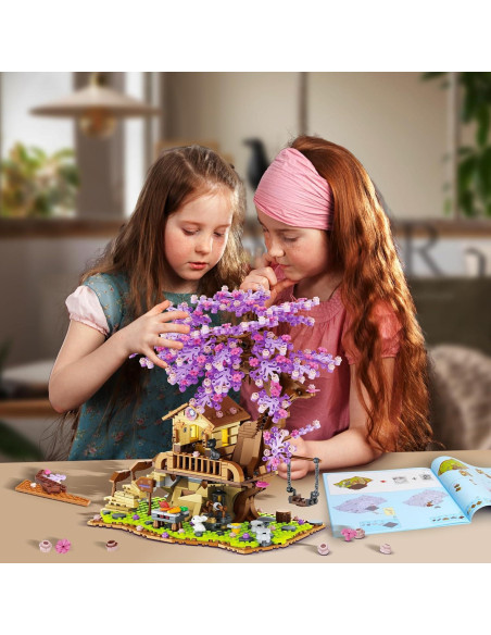 Set de Construcción Casa del Árbol STCD 880 Piezas con LED