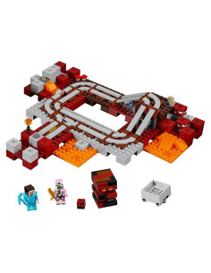 LEGO Minecraft Ferrocarril del Nether 21130 - 0.57 kg