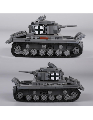 Bloques de Construcción Tanque Panzer IV TEYSHA 593 Piezas