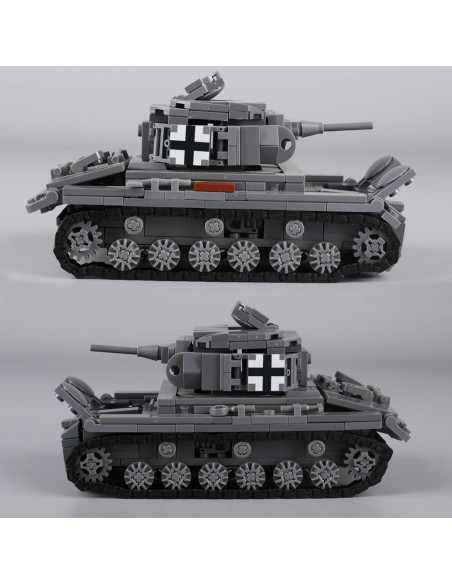 Bloques de Construcción Tanque Panzer IV TEYSHA 593 Piezas
